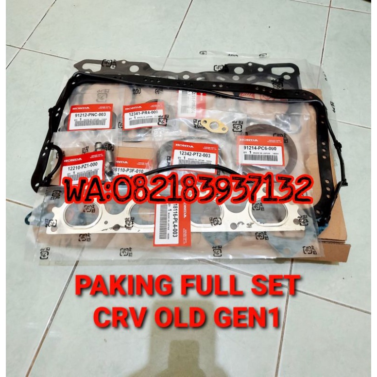 PAKING PACKING GASKET FULL SET HONDA CRV CR-V OLD GEN1 MADE IN JAPAN