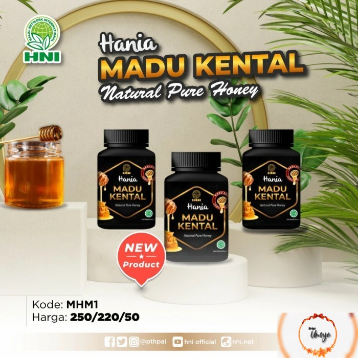 

HANIA MADU KENTAL HNI HPAI MADU ASLI
