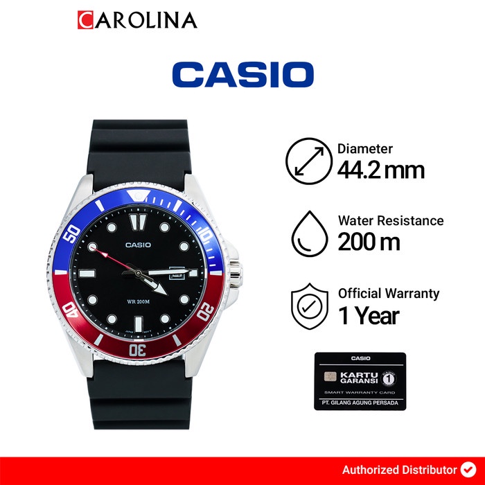 CASIO MDV-107-1A3 Pria Ls