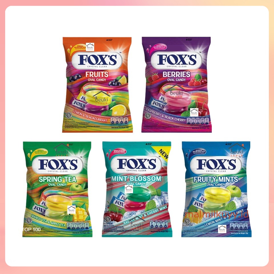 

Fox's Permen Oval Bening Berbagai Varian Pilih Rasa