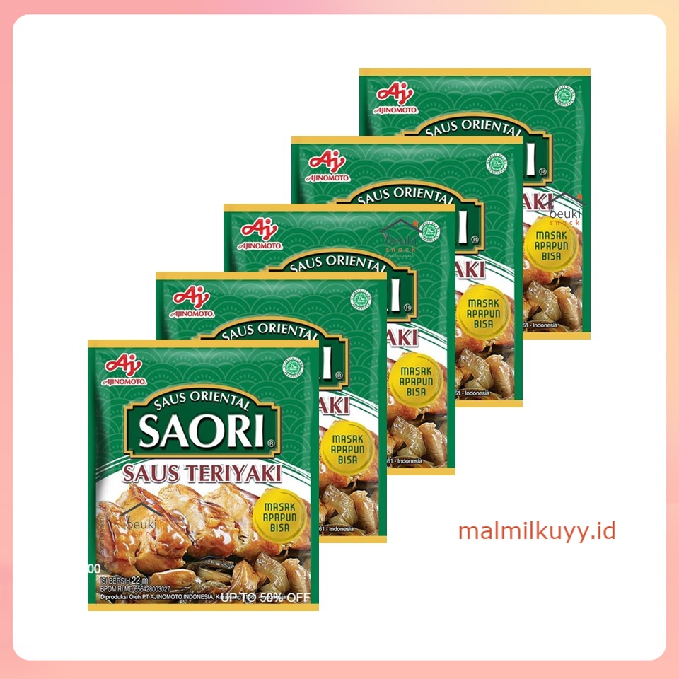 

5PCS Saori Saus Teriyaki Bumbu Penyedap Rasa