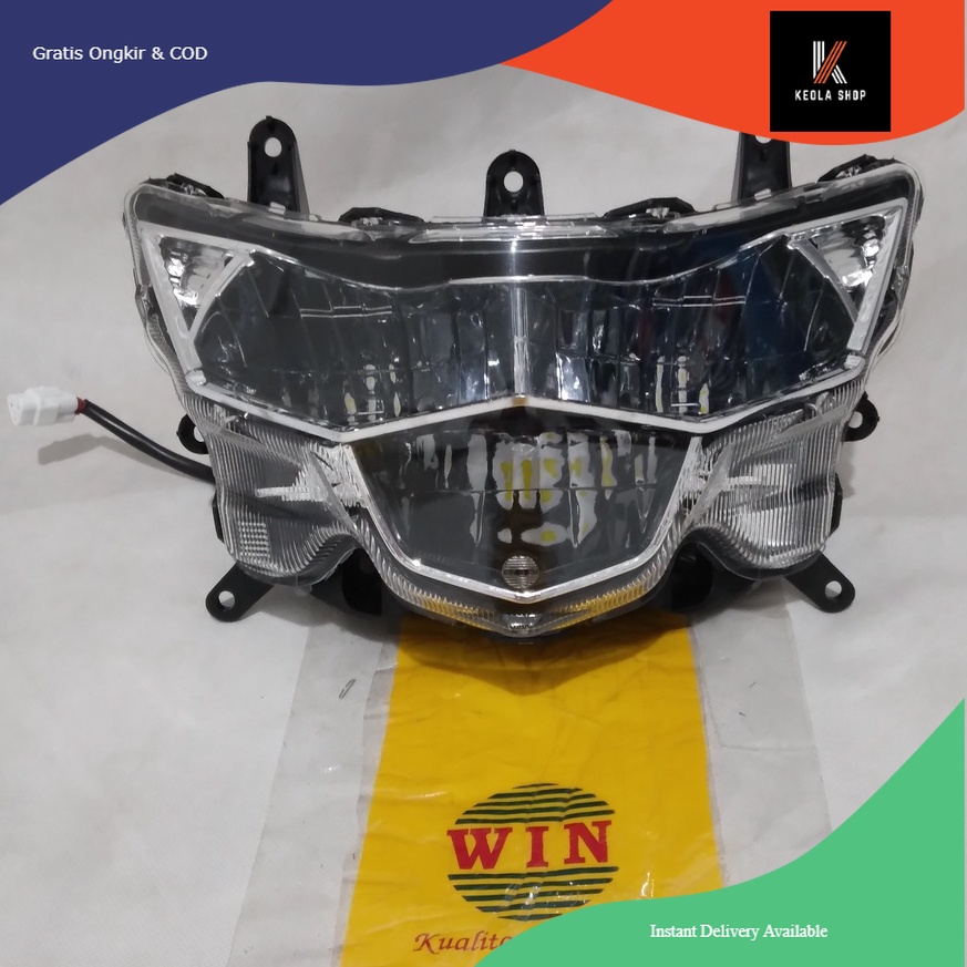 Lampu Depan Mio Soul GT 125 Blue Core + LED 2015 2016 2017 2018 WIN | reflektor headlamp WIN | head 