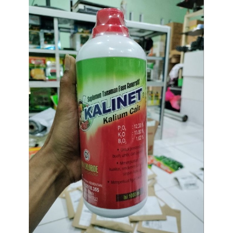 

Pupuk Cair Kalinet 1Liter Kalium Cair Original Pupuk Pembuahan Lebih Banyak Dan Berbobot