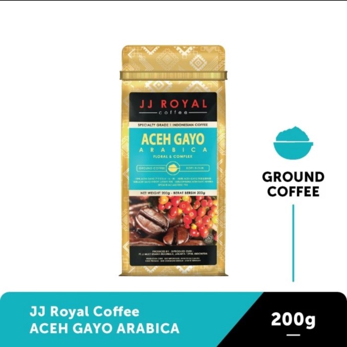 

JJ ROYAL ACEH GAYO ARABICA GRD BAG 200GR