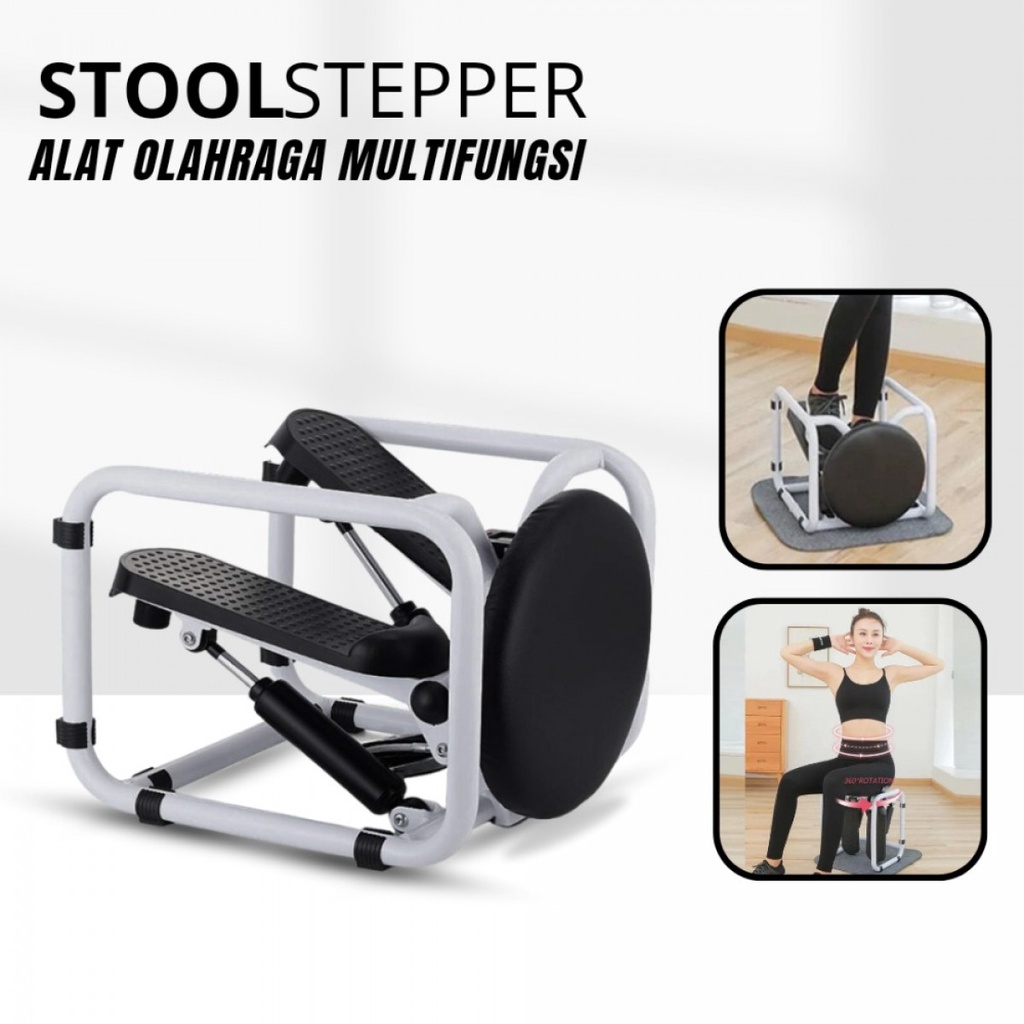 STEPPER Stool Stepper Alat Olahraga Gym Fitness Rumahan Multifungsi