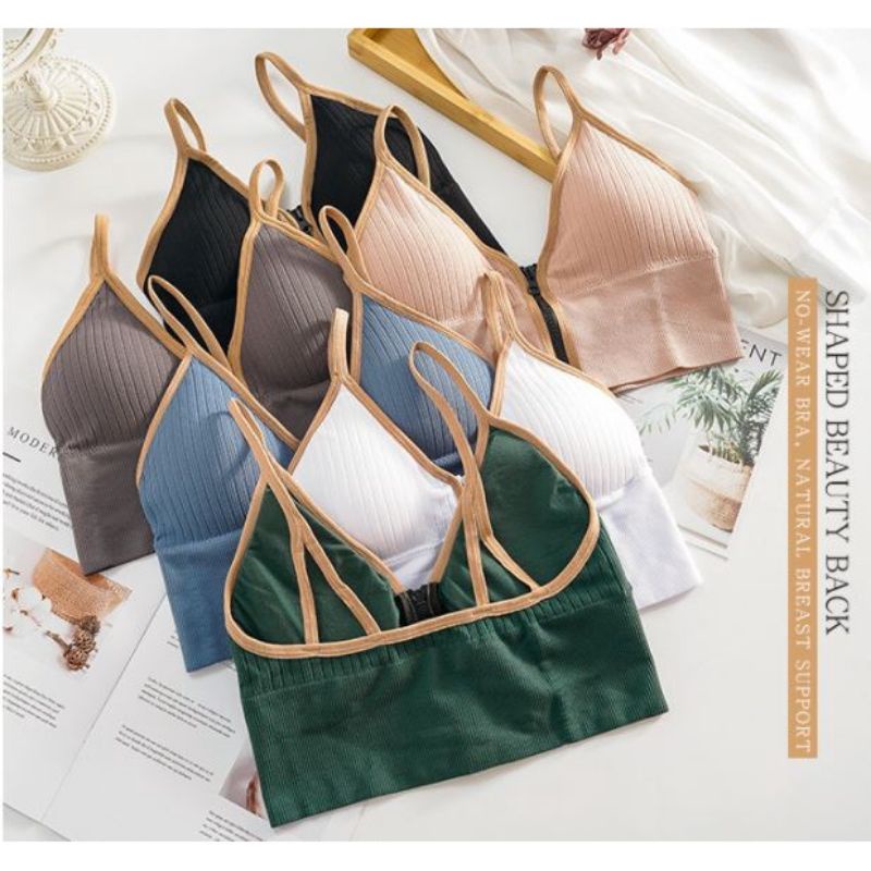BRA SPORT DENGAN RESRITING ELEGAN/BRALETTE ALA KOREA/BRA SEXI /TANKTOP BRA KROPTOP-2