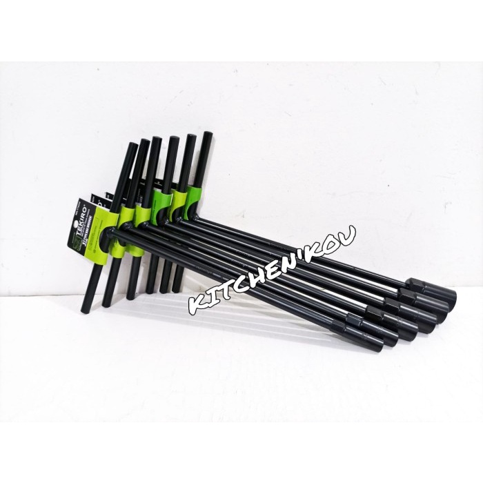 TERBARU KUNCI T TEKIRO SET 6 PCS / KUNCI T 8-10-12-14-17-19