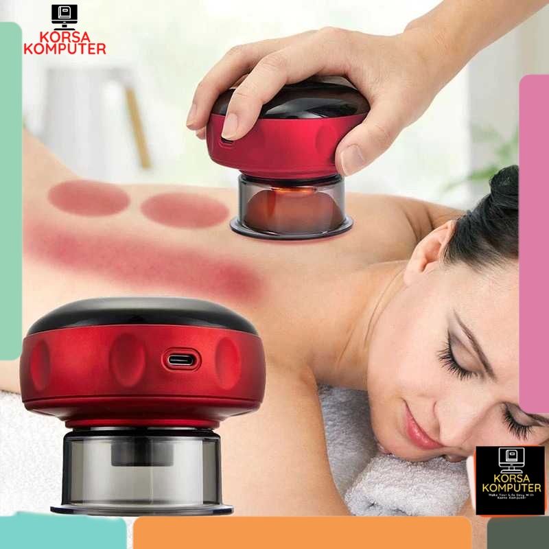 Alat Pijat Bekam Kerokan Elektrik Terapi Pijat KEsehatan Masuk Angin Red Light Therapy Massager SUOL