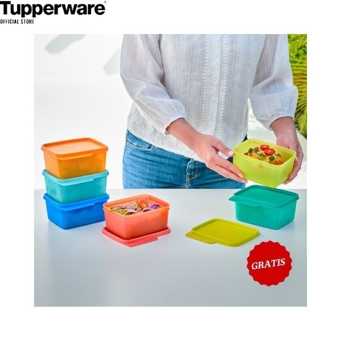 TUPPERWARE KOTAK PENYIMPANAN WADAH TOPLESS PLASTIK SMALL COZY BELI