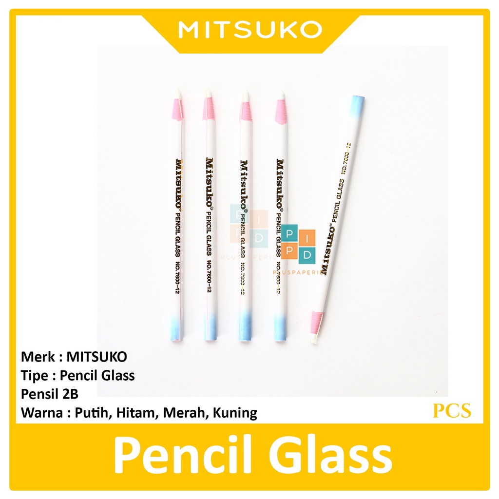

MITSUKO - Pensil Kaca - Pencil Glass Warna - Pcs