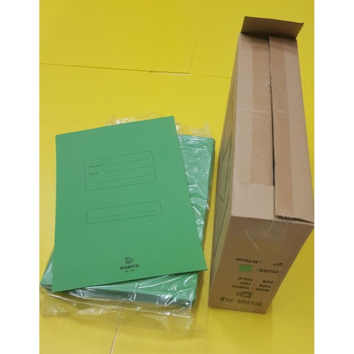 

MAP KABITA 1002 ISI 50pcs UKURAN FOLIO/F4-BIRU, MERAH, KUNING, HIJAU - Biru