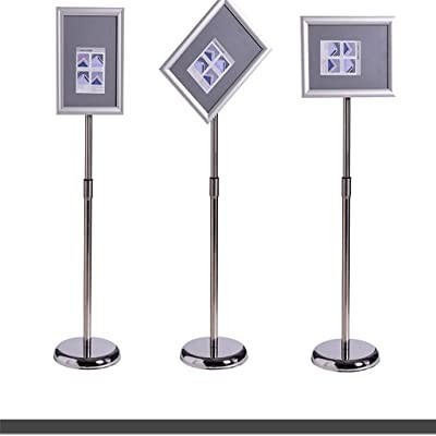 ADJUSTABLE STANDING MENU FRAME SIGN HOLDER DISPLAY A2 A3 A4 STAINLESS - A4
