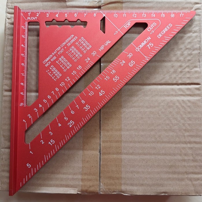 

Speed Square 7" Black Pengaris Siku Segitiga - Hitam