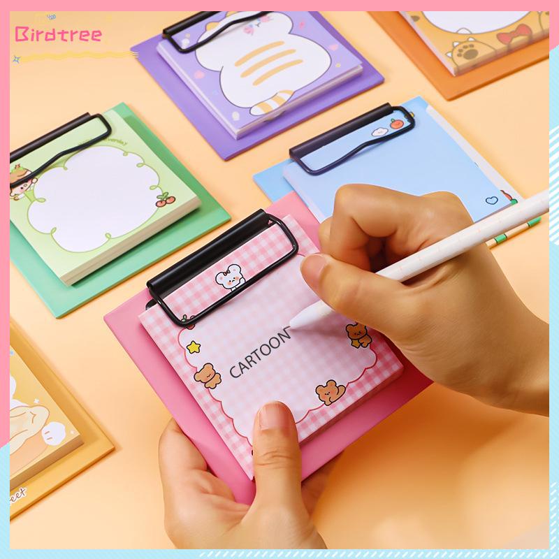 

[Ready❤️]Sticky Note Boardclip Kelinci Bermotif Lucu Note Book Buku Catatan Klip Papan Kreatif Board Clip Memo Animal- BS