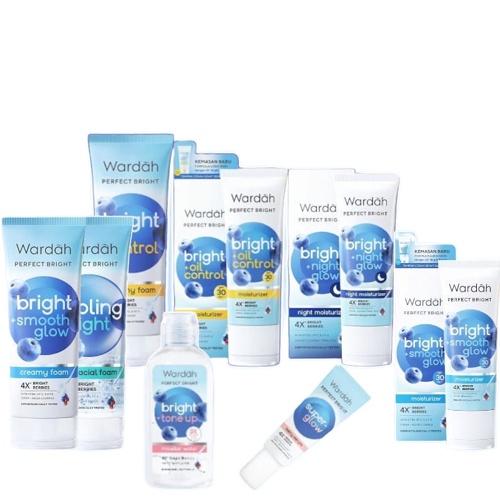 WARDAH PERFECT BRIGHT BERRY | Foam / Moisturizer / Tone Up Cream / Micellar / BB Powder