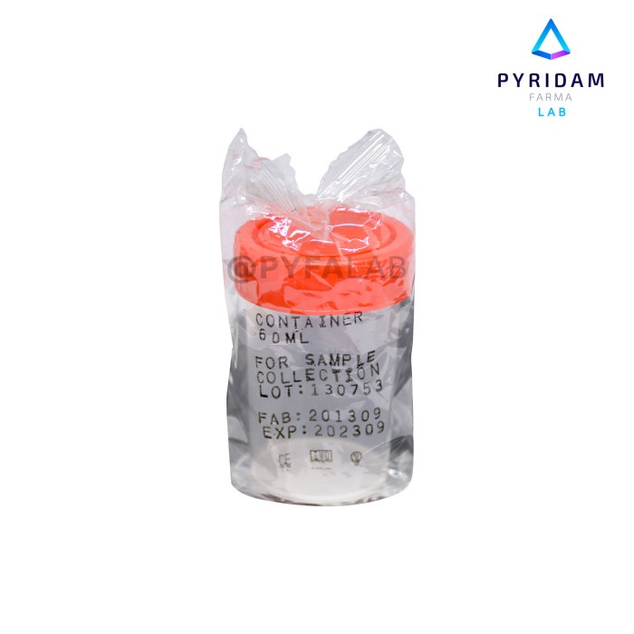 Specimen Container/ Stool Container/ Pot Urine (Red) 60ml