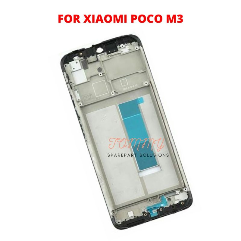 FRAME TATAKAN LCD BEZZEL POCO M3 POCOPHONE M3 TATAKAN LCD ORIGINAL