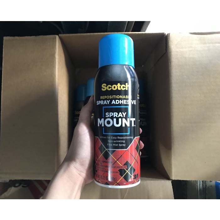 

[New] Lem Semprot 3M Scotch Spray Mount Repositionable Adhesive
