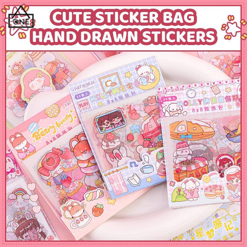 

COD❤️Kartun lucu air stiker tahan siswa alat tulis-A.one