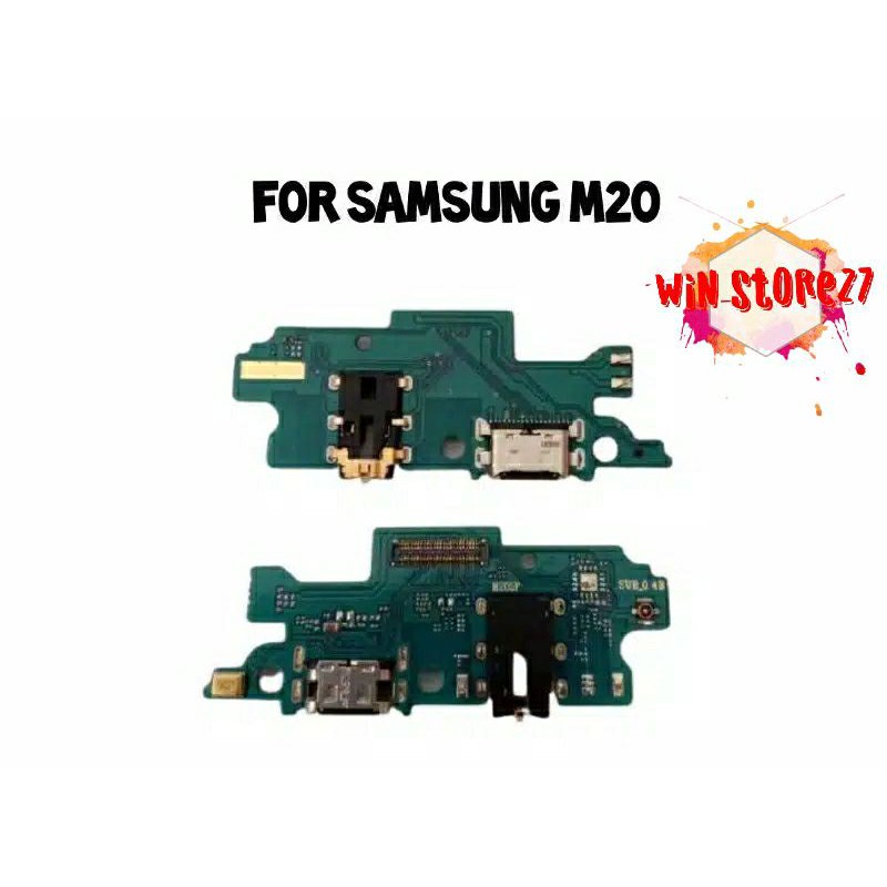 FLEXIBLE CONECTOR CHARGER BOARD CHARGER PAPAN CHARGER CAS SAMSUNG M20 ORIGINAL
