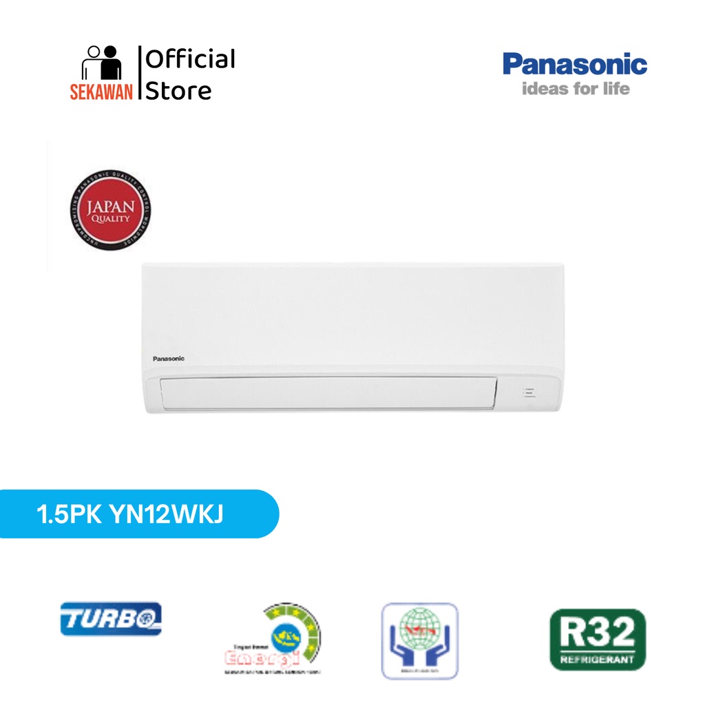 Panasonic CS-YN12WKJ AC Split 1,5PK Standard TKDN