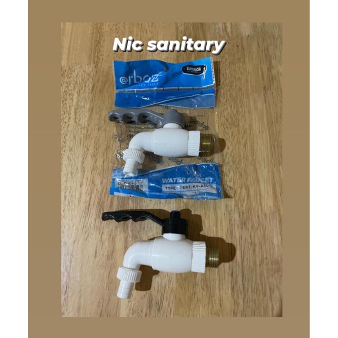 Kran keran PVC taman jumbo drat kuningan ARS 1/2" Inch A3012