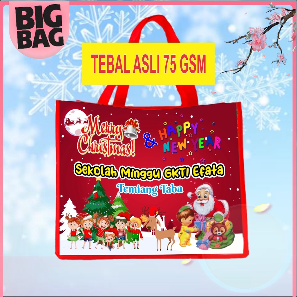 

Tas Natal Tas Natal Bingkisan Natal bisa custom Bigbag
