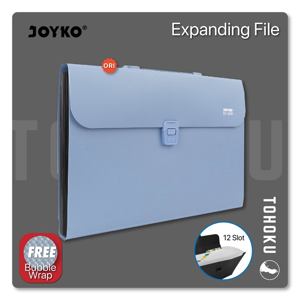 

Joyko Expanding File Map Harmonika Joyko EF-2638 Folio 12 Pocket