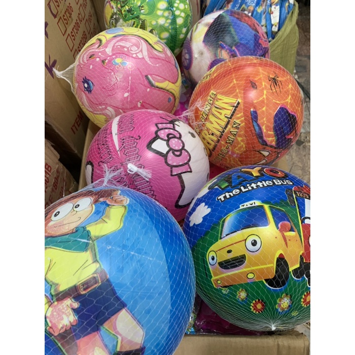 Mainan anak bola karakter / kartun / tayo