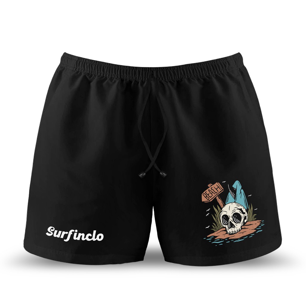 Celana Katok Kolor Pendek Pria Dewasa Santai Olahraga Rumahan Boxer Cowok Distro  Renang Pantai Kere