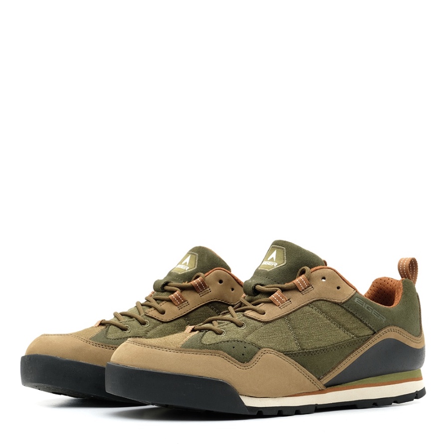 1989 SEPATU PRIA YACARE SHOES - BROWN