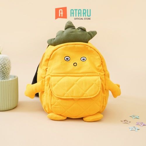 New Ataru Tas Ransel Anak Pineapple - Kuning