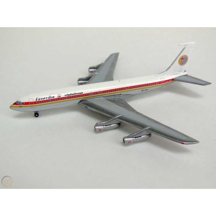 Gemini Jets Egypt Air Boeing 707-320B/C 1/400 Scale Diecast Commercial Plane