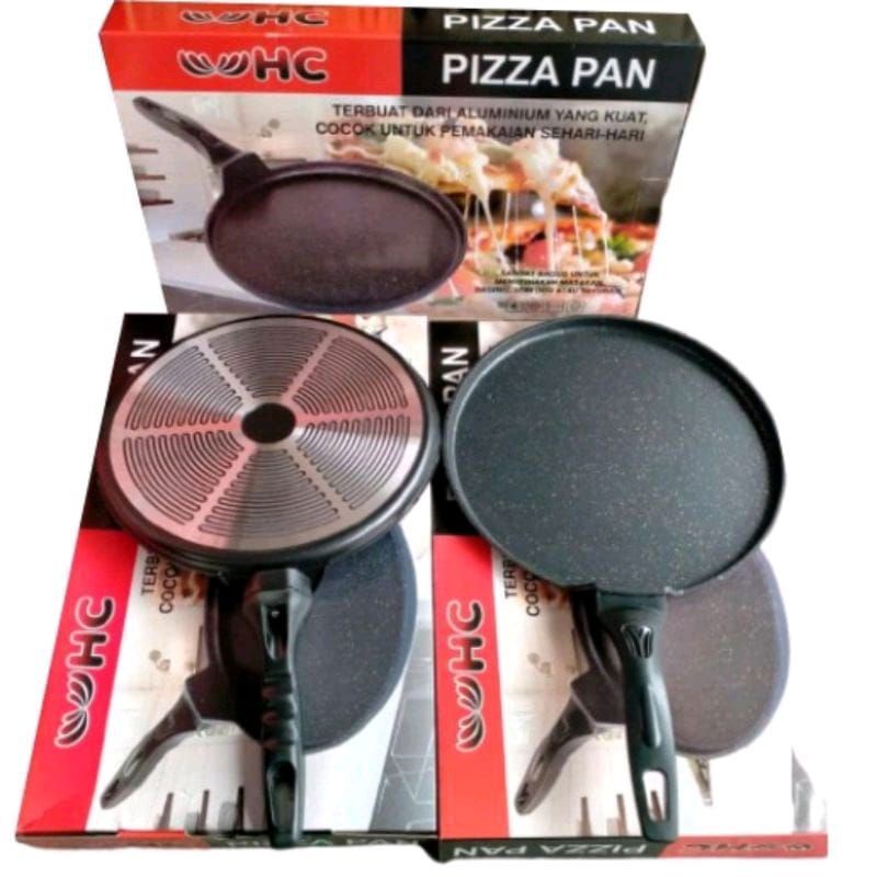 PIZZA PAN TEFLON DATAR MARBLE SERBAGUNA ANTI LENGKET