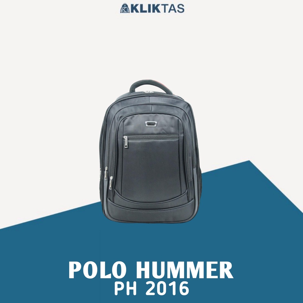 Tas Ransel Laptop Pria Besar Import Polo Hummer 2016