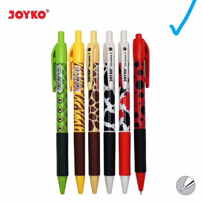 

pulpen cetek joyko savanna4 pena ballpen -