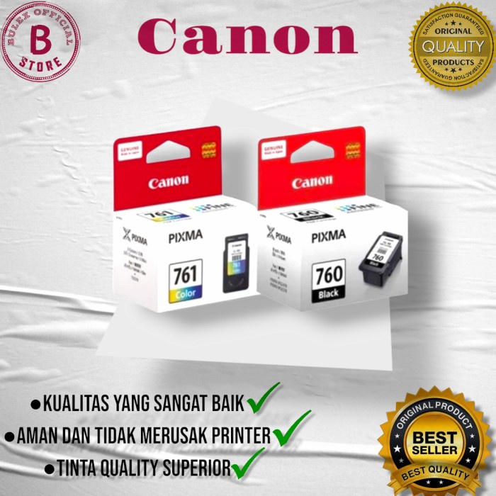 Tinta Canon 760 761 Canon 760XL 761XL ORIGINAL 100%