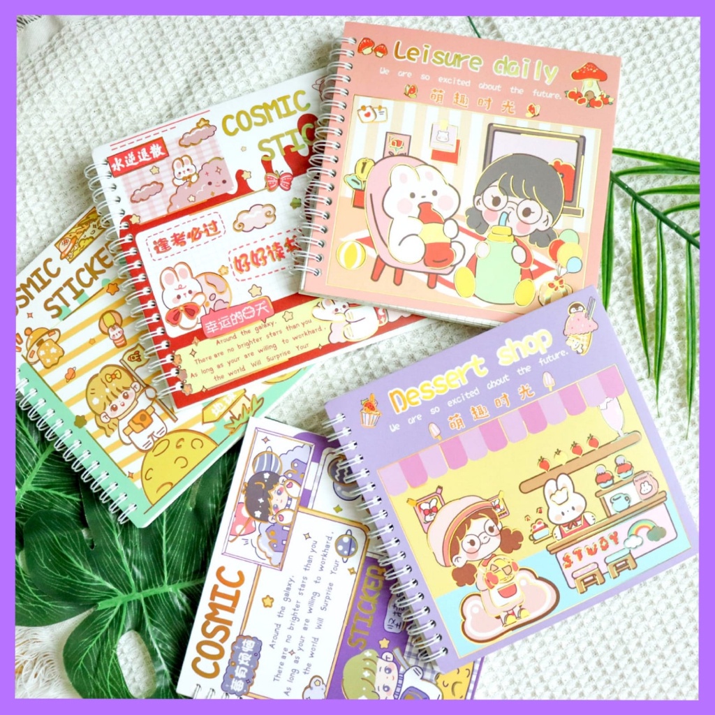 

OP - Murah - BUKU DIARY JOURNALING BINDER LEBAR ISI 80 LEMBAR MOTIF ANAK LAKI LAKI DAN PEREMPUAN KARTUN FULL KOTAK KOTAK GRID STIKER BUKU DIARY RING STIKER ANAK STICKER BUKU RING BINDER LEBAR BUKU KOTAK BINDER