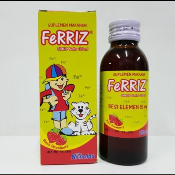 Ferriz Sirup 100ml Rasa Strawberry /Vitamin