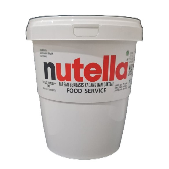 

Selai selay Olesan Coklat Cokelat Chocolate Kacang Hazelnut Nutella Nutela 3 kg 3kg (Pack)
