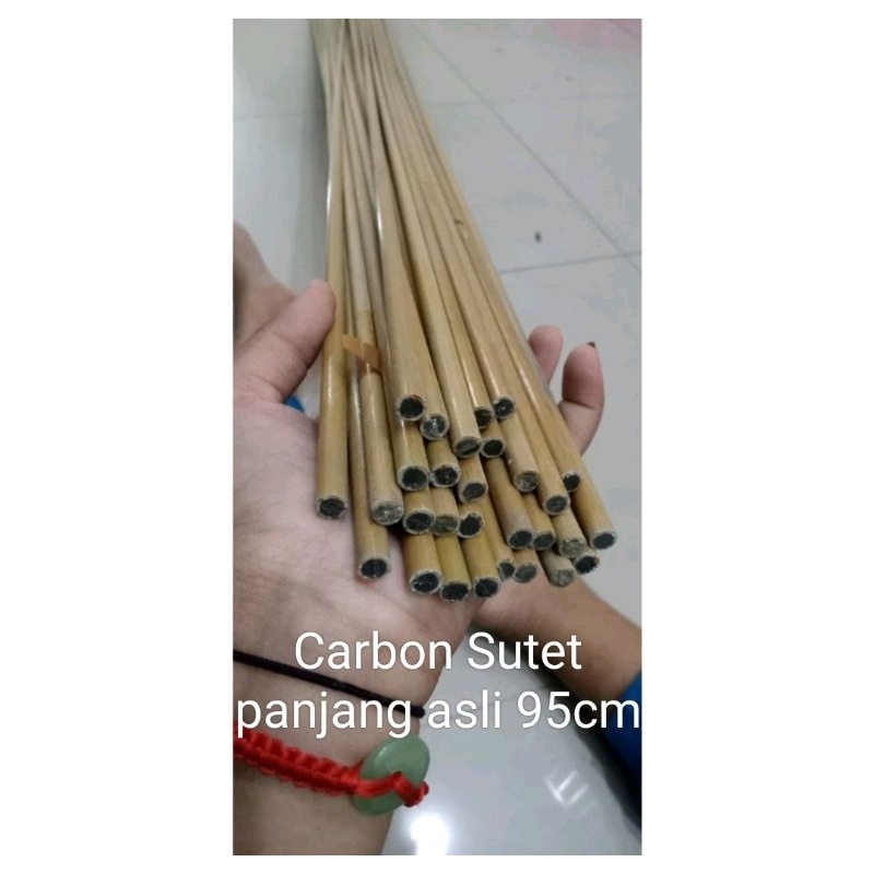 Blank Joran Sutet Carbon Solid Non Bubut 6mm