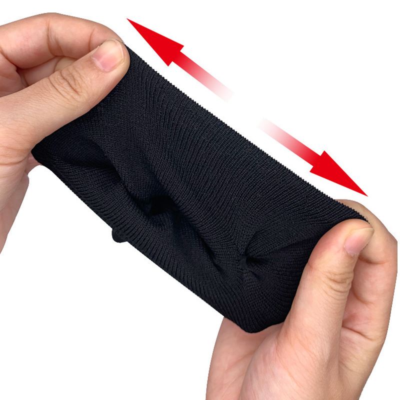 Sarung Tangan Touch Screen Abu Anti Slip Sarung Tangan Rajut Layar Sentuh Touchscreen Hitam Mirip Iglove