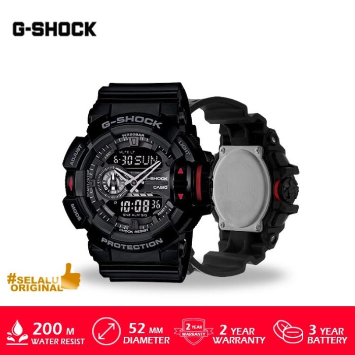 New Casio G-Shock GA-400-1BDR / GA-400-1BDR / GA400 ORIGINAL