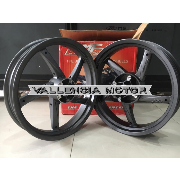VELG RACING  VIXION OLD TROMOL TAPAK LEBAR - VELG HMF IMPOR - Hitam