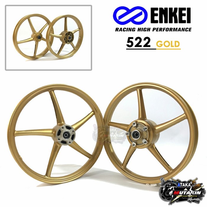 ENKEI sp522 racing velg mx king Jupiter mx/z1 old f1zr rx king vega zr - mxking blackY15