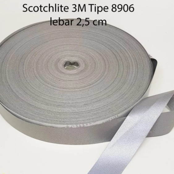 

Pita Kain - Scotlite 3 M - Scotlite Baju - Reflektive Tape Jahit 2,5Cm -FN10