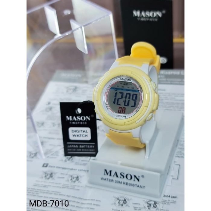 jam tangan anak MASON MDB 7010  anti air - Kuning