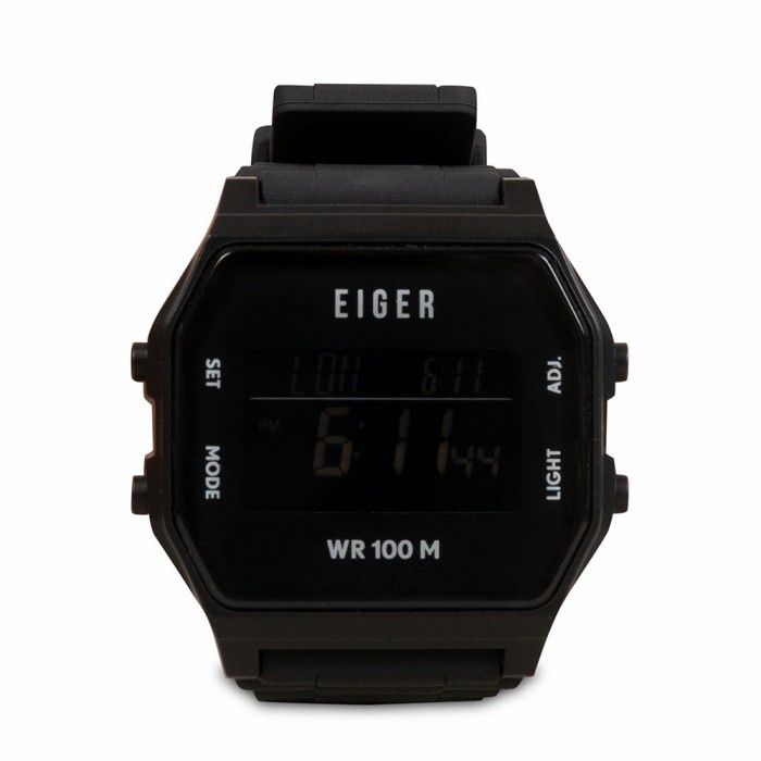 Mark Jam Tangan Eiger Provo Watch Jam Tangan Pria Outdoorsporty Original - Hitam