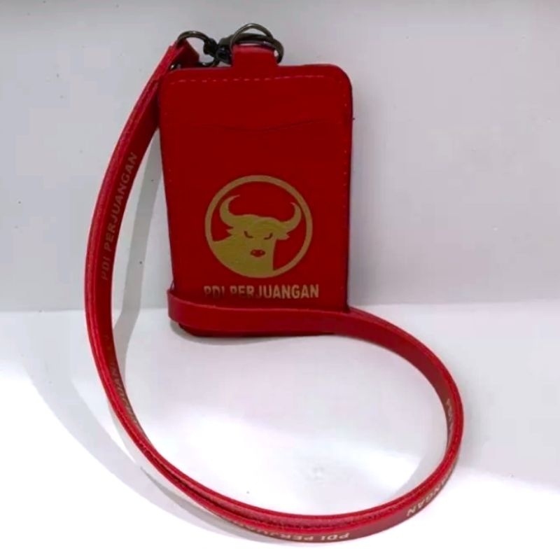 

LANYARD ID CARD HOLDER PDI PERJUANGAN LANYARD KULIT PDI PERJUANGAN