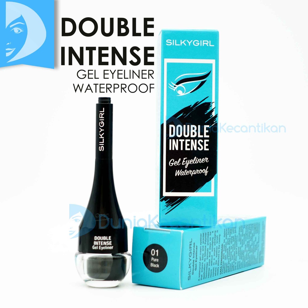 SilkyGirl Double Intense Gel Eyeliner Waterproof - Black / Eyeliner Silky Girl